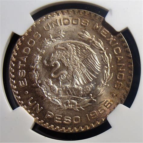 Mexico Estados Unidos Peso 1966 Mo Ms66 Ngc Superb Ebay