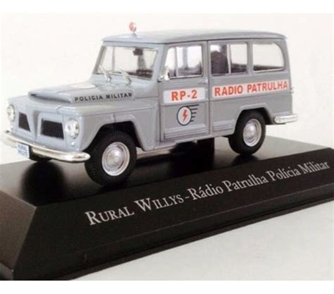 Miniatura Rural Willys Radio Patrulha 1 43 Veiculos Serviço