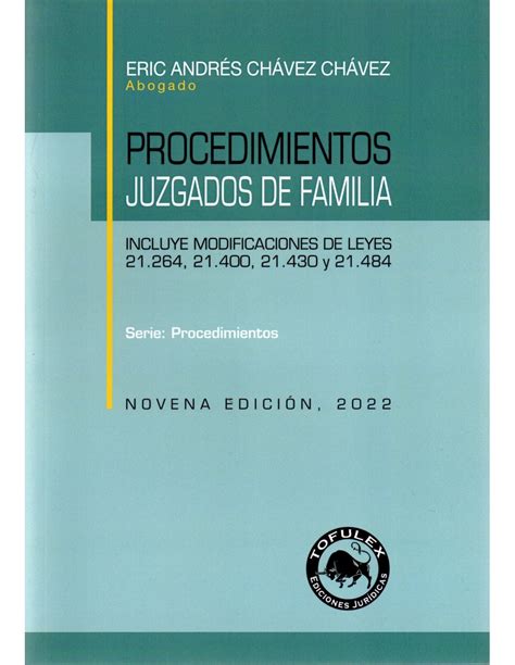 PROCEDIMIENTOS JUZGADOS DE FAMILIA 9 EDICIÓN 2022 Atico Libros Jurídicos