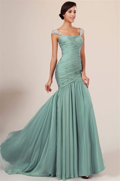 New Charming Fitted Green Evening Dress 00131004 EDressit Robe De