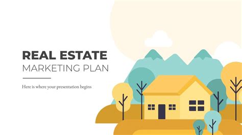 Real Estate Marketing Plan Google Slides and PPT Template