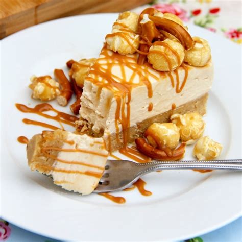 Saltad Caramel Cheescake Bak Recept Alltforforaldrar