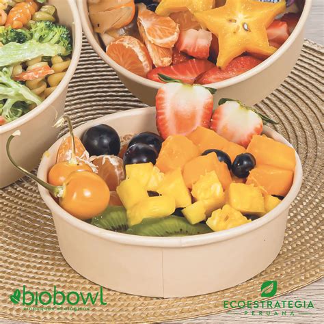 Eco Estrategia Peruana Bowl Bamb Salad Biodegradable Ml