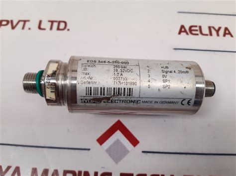 Hydac Eds Pressure Switch Aeliya Marine