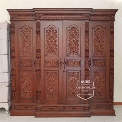 Cabinet Lemari Kecil Kayu Jati Minimalis Mjs Furniture Jepara