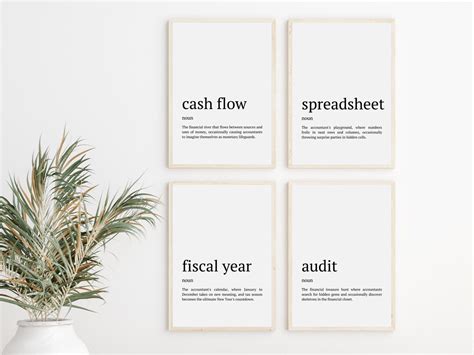 Funny Finance Office Decor Accountant T Home Office Wall Prints