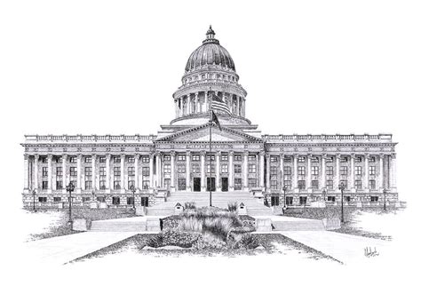 Congress Building Drawing at PaintingValley.com | Explore collection of ...