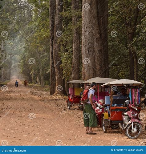 Tourists Traveling in Cambodia Editorial Photography - Image of