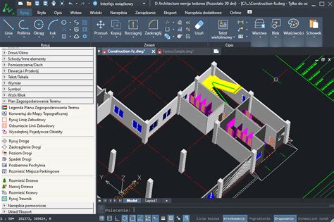 ZWCAD Architecture 2021 program CAD dla architektów Program do