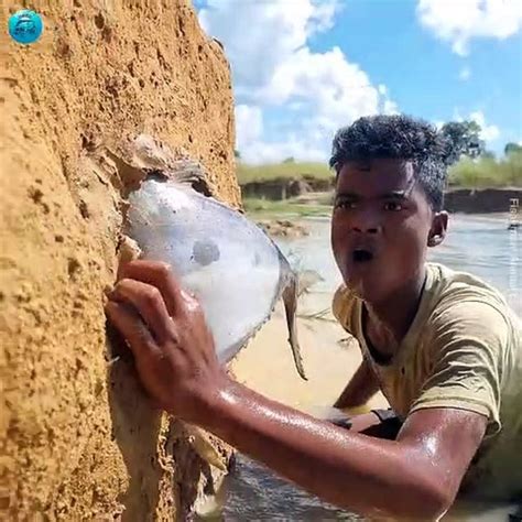 Unbelievable Technique Traditional Sea Fish Fishing In River Dry Hill