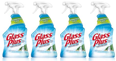 Glass Plus Glass Cleaner 32 Fl Oz Bottle Multi Surface Glass Cleaner