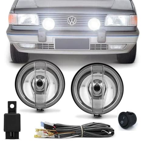 Kit Farol Milha Auxiliar Buggy Volkswagen Gol Quadrado Voyage Parati