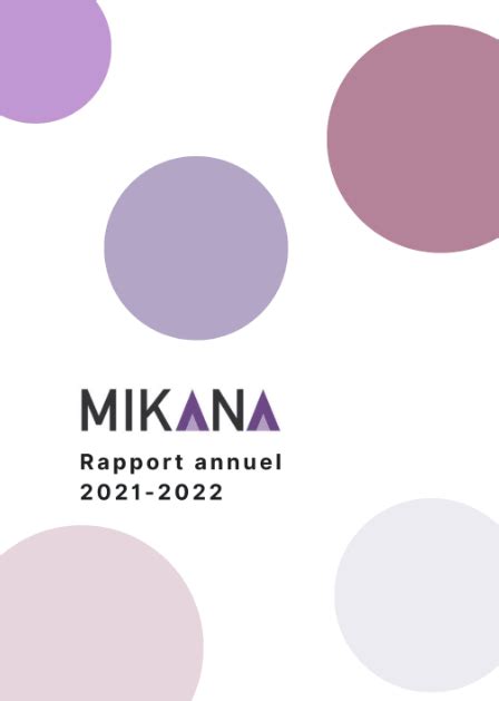 Rapport Annuel Mikana