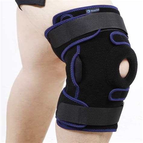 Buy Nvorliy Plus Size Hinged Knee Brace Dual Strap Patellar