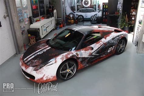 Ferrari Rusty Carwrap Design By Joffrey Van Der Jagt Ferrari 458