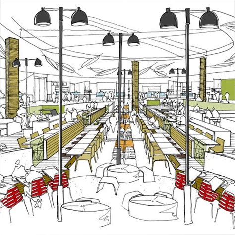 Chickona Shopping Mall Food Court Plan