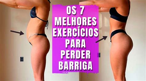 7 MELHORES EXERCÍCIOS PARA PERDER BARRIGA RÁPIDO 5 Min de Treino Para