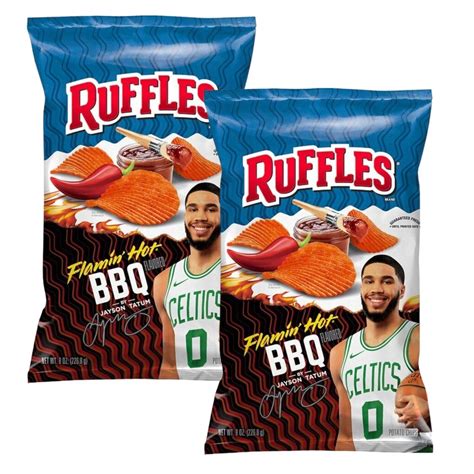 Ruffles Flamin Hot Bbq Potato Chips By Grelly Usa