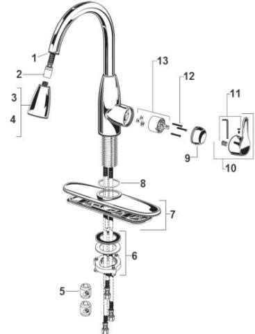 Moen One Handle Kitchen Faucet Repair Kit - Kitchen Photos Collections