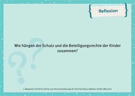 Kinderschutz Schritt Für Schritt Zum Kita Schutzkonzept Basiswissen