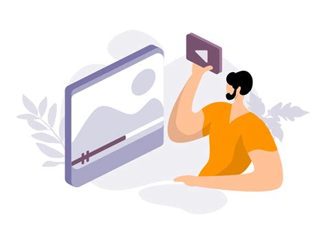 Watch Video Flat Illustration Graphic By Twiri · Creative Fabrica