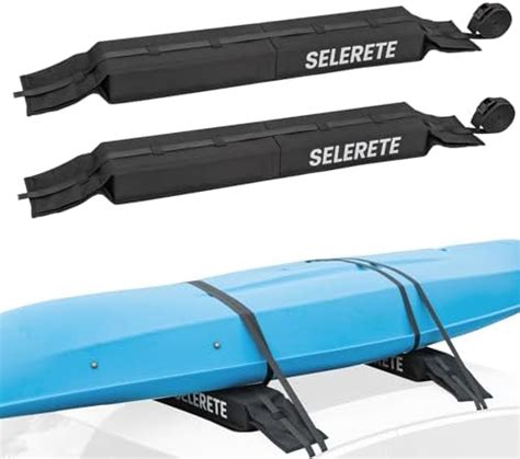 Amazon WOOWAVE Folding Kayak Soft Roof Rack Pads Universal Kayak