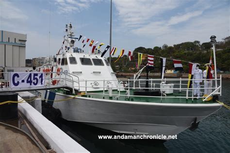 Raksha Mantri Rajnath Singh Commissions Indian Coast Guard Ship Sachet