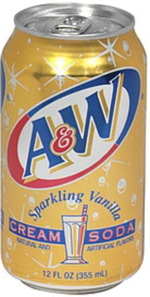 A & W Cream Soda - 12 oz, Nutrition Information | Innit