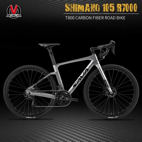 SAVA Carbon Fiber Gravel Disc Brake Road Bike R11 R7000 22speed 105