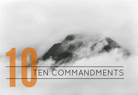 10 Commandments | South Elkhorn Christian Church