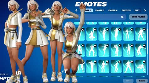 Fortnite Aphrodite Skin Showcase With Best Tiktok Dances Emotes