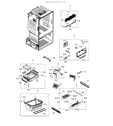 Parts For Samsung Rf28hdedtsr Aa 01 Freezer Parts