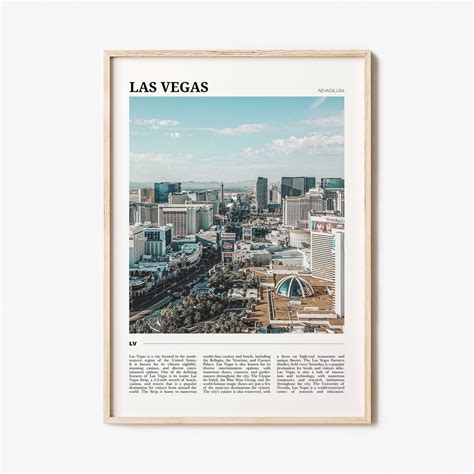 Las Vegas Travel Poster, Las Vegas Wall Art, Las Vegas Poster Print ...