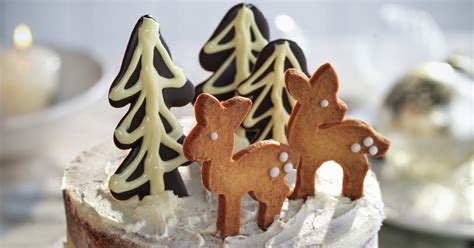 Tarta De Navidad Con Rboles De Chocolate