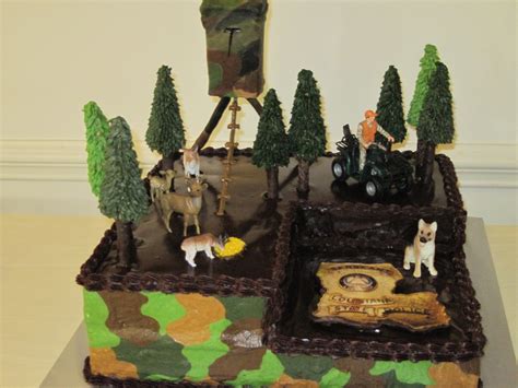 Hunting Theme Groom S Cake Cakecentral