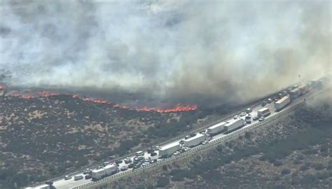 Photos Dozens Of Cars Set Ablaze As Wildfire Jumps California Freeway