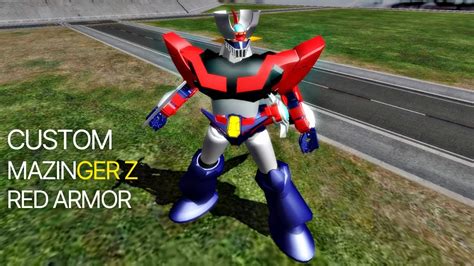 Mazinger Z Custom Red Armor Mazinger Z Gameplay Mazinger Z Universe