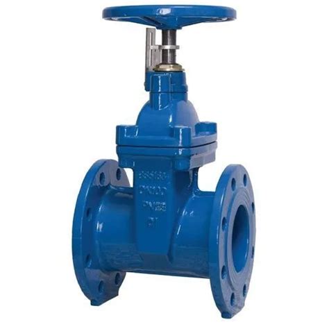 Corrosion And Rust Resistant Color Coated Blue Cast Iron Sluice Valve