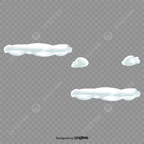 A Decoração Dos Desenhos Animados Nuvens Brancas PNG As Nuvens