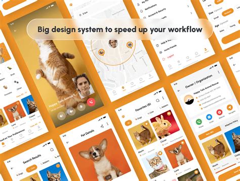 Adoptify Pet Adoption App Ui Kit On Behance Behance