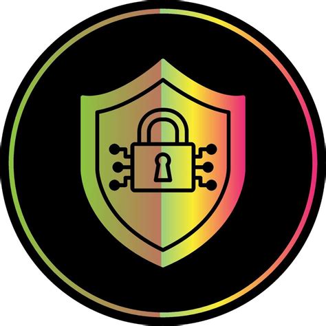 Cyber Security Glyph Due Color Icon 39150720 Vector Art At Vecteezy