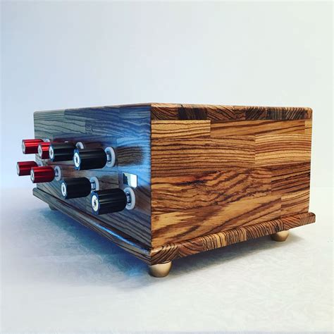 Wine Rack Audio Storage Box Furniture Home Decor Purse Storage