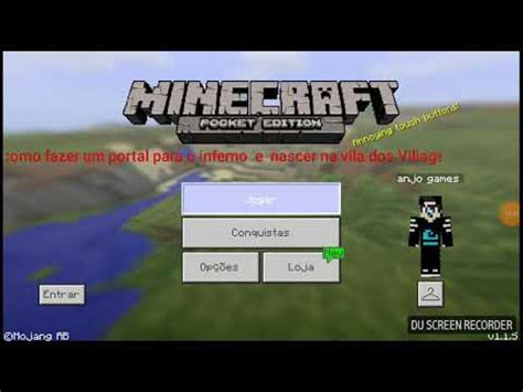 Tutorial Como Fazer Um Portal E Nascer Na Vila Dos Village YouTube