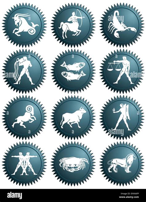 Astrology Horoscope Signs Of The Zodiac Stock Vector Image Art Alamy