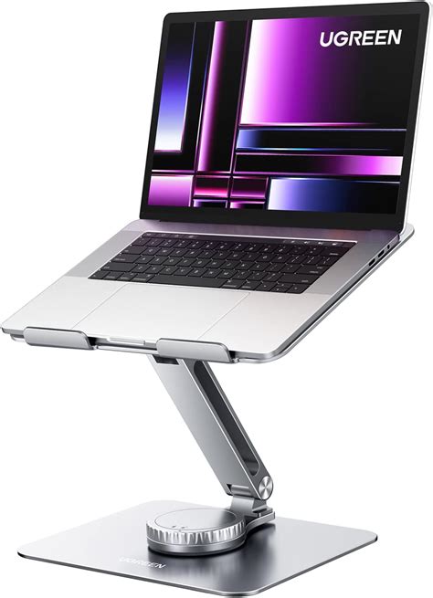 UGREEN Soporte para Laptop Base Laptop Giratoria 360 Ángulo Ajustable