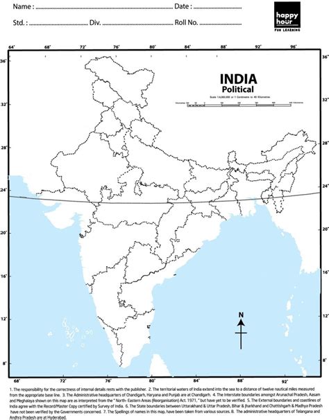 Political Map Of India India Political Map With States And 41 Off