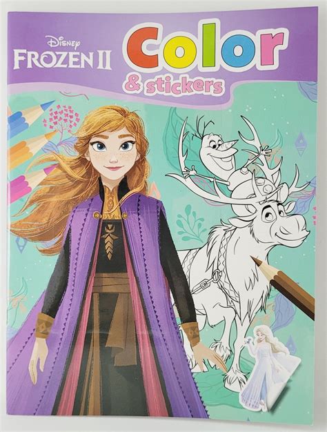 DISNEY FROZEN 2 KLEURBOEK KLEURBOEK MET STICKERS 32 KLEURPLATEN 2