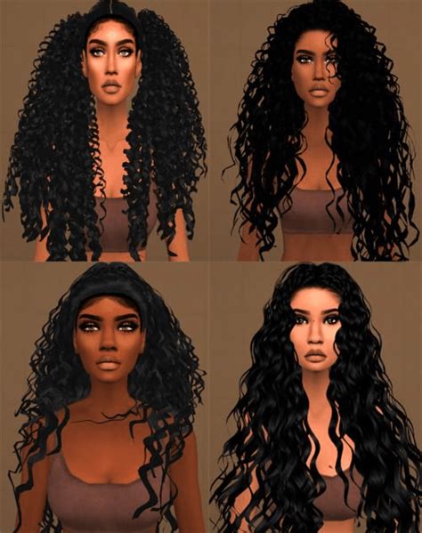 Sims 4 curly hair mods