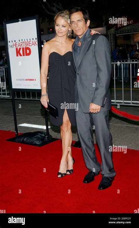 Christine Taylor and Ben Stiller arrive for 'The Heartbreak Kid ...