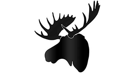 Moose Head Silhouette at GetDrawings | Free download